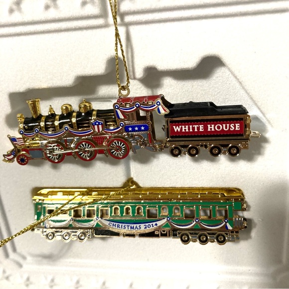 2014 White House Historical Association Box Train Set Christmas Ornaments - Picture 4 of 14